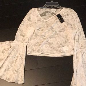 Bebe brand new with tags lace top